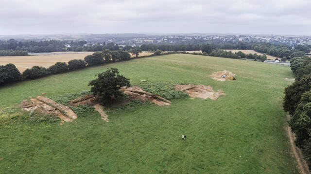 Le cairn de Goasseac'h à Carhaix (virtual-archeo)